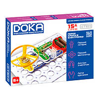 Электронный конструктор Doka Первые шаги в электронике Набор А, 15 Схем (D70709)