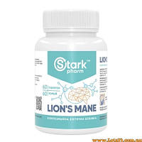 Гриб Їжовик Гребінчастий з США левова грива hericium erinaceus Stark Lion's Mane 60 таблеток