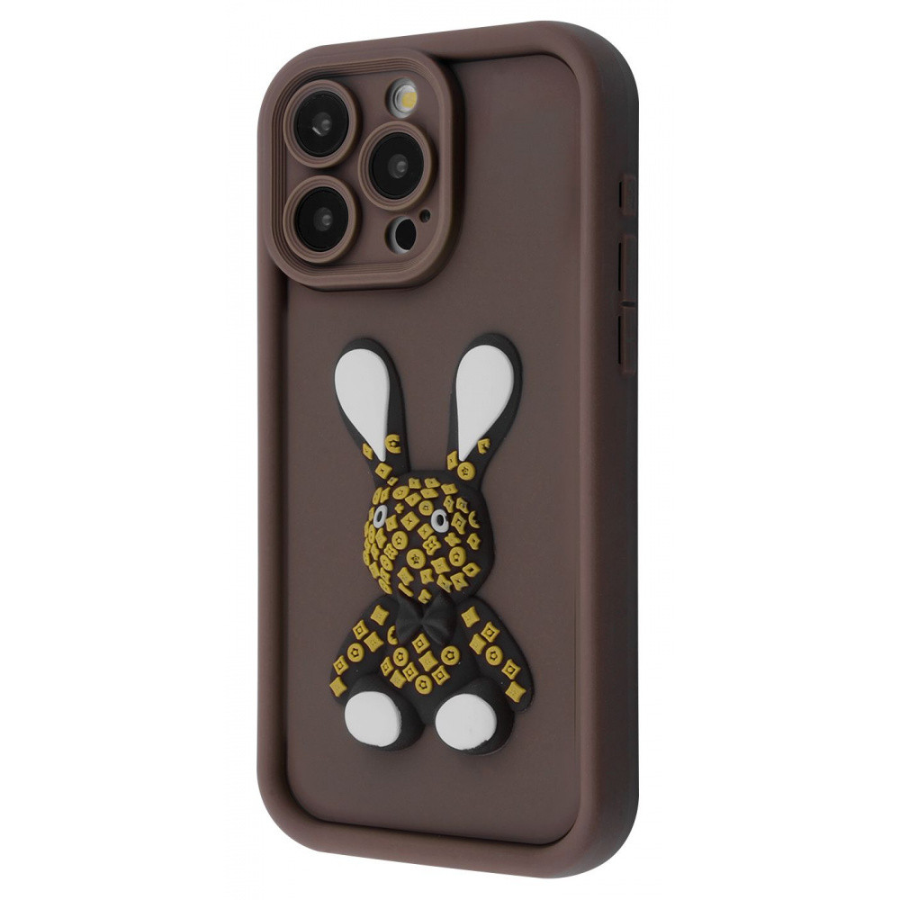 Чохол Pretty Things Case для iPhone 12 Pro Max Brown/Rabbit