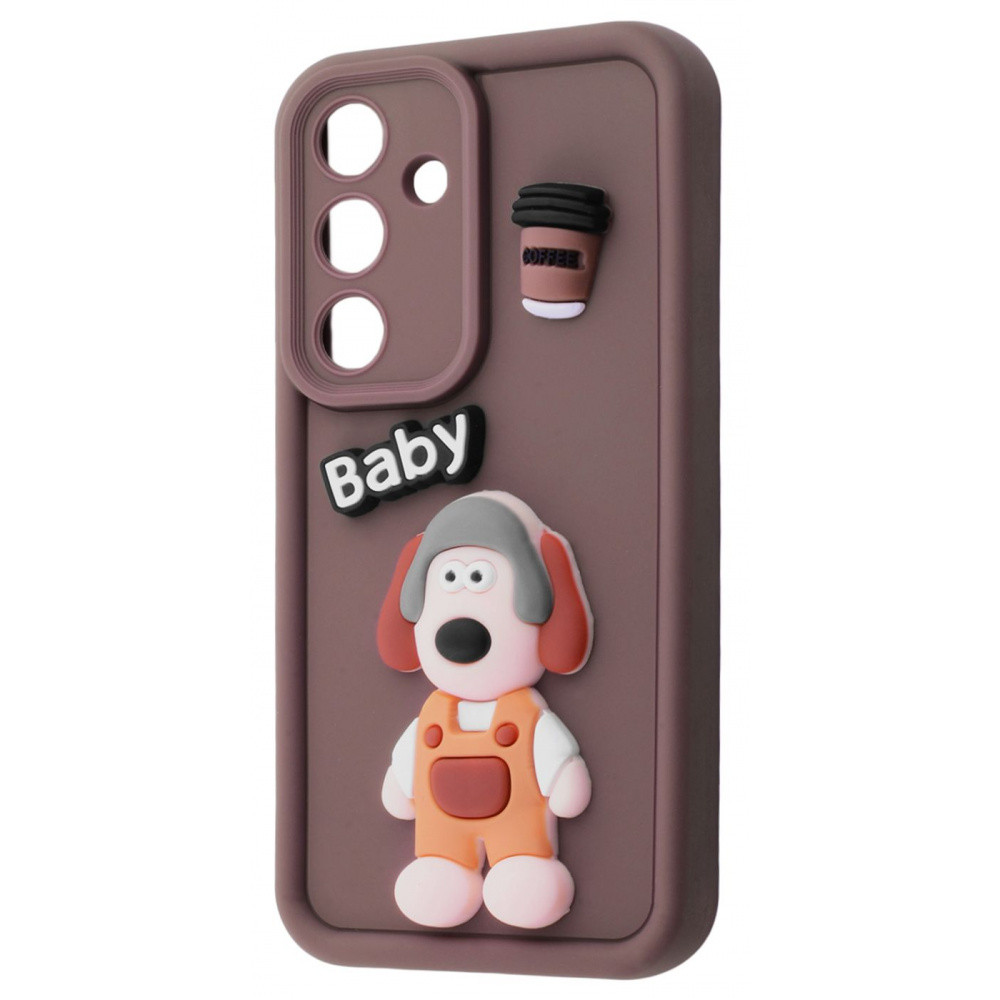 Чохол Pretty Things Case для Samsung Galaxy S24 Brown/Baby