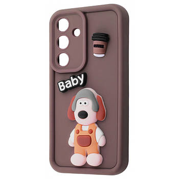 Чохол Pretty Things Case для Samsung Galaxy S24 Plus Brown/Baby