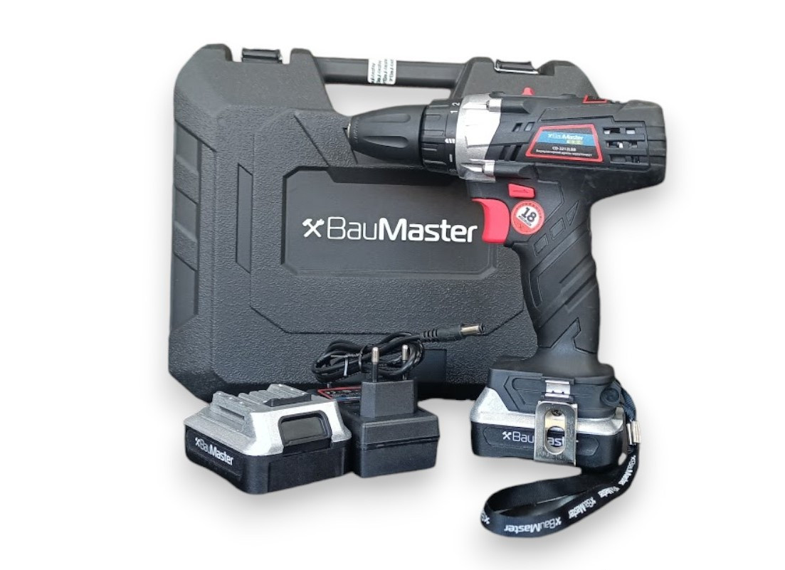 Шуруповерт акумуляторний BauMaster CD-3212LBB