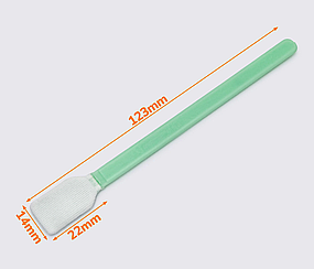 Плоский пензлик-лопатка для нанесення фарби на шкіру
