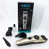 Тример для стрижки волосся потужний VGR Машинка для стрижки волосся професіоналів SO-87, фото 7