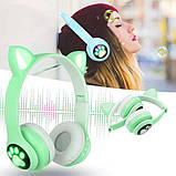 Бездротові навушники cat ear Cat VZV 23M Навушники світяться котячі вушка з вушками котика WS-14, фото 10