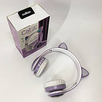 Хороші навушники з котячими вушами Cat, Навушники з вушками котика для дівчаток, Гарнітура котячі вушка TV-69