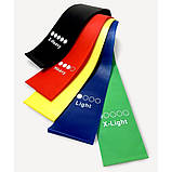 Фітнес еспандер гумовий для зарядок Fit Simplify 5 шт, Гумова стрічка для фітнесу spart ES-24, фото 10