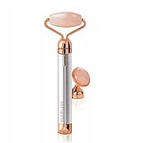 Масажер ролик електричний для особи Facial Roller Massager. Колір бежевий ML-37, фото 9