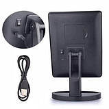 Дзеркало косметичне настільне, Дзеркало для макіяжу зі збільшенням Портативне для макіяжу EL-12, фото 10