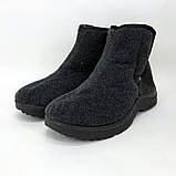 Спец взуття туфлі чоловічі, Чоловічі гумові чоботи на осінь, Водонепроникні теплі гумові чоботи SR-66, фото 7