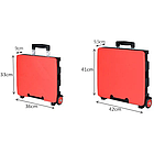 Складаний візок для покупок на коліщатках, господарський візок, фото 3