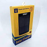 УМБ Power Bank Solar 20000 mAh мобільне зарядне з сонячною панеллю та лампою, повербанк NJ-223 для планшета, фото 9