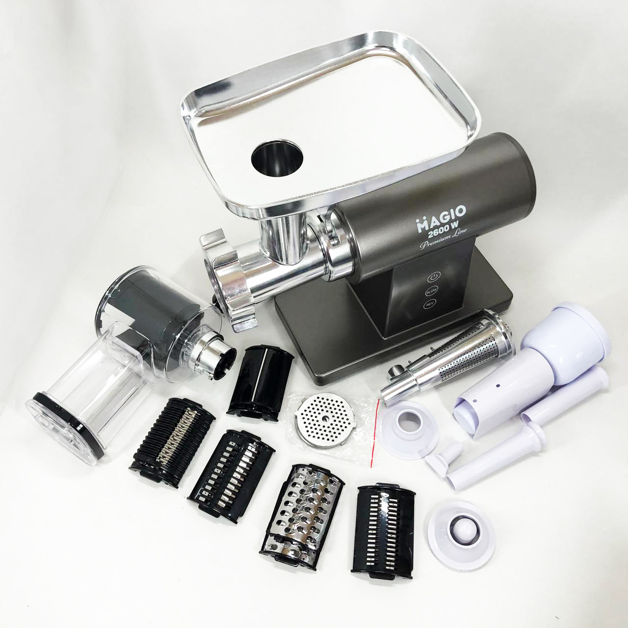 М'ясорубки для ковбасок MAGIO, Електром'ясорубка для дому М'ясорубка електрична їдальні KX-69, фото 1