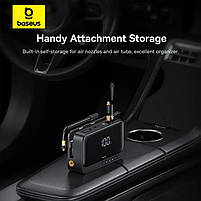 Автомобільний пусковий пристрій з компресором Baseus Super Energy Car Jump 4-in-1 Car Jump Starter Black, фото 3
