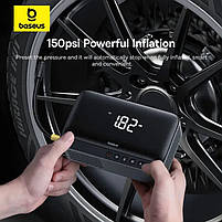 Автомобільний пусковий пристрій з компресором Baseus Super Energy Car Jump 4-in-1 Car Jump Starter Black, фото 4