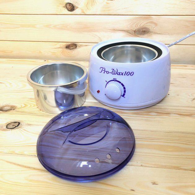 Воскоплав з терморегулятором PRO-WAX 100 для воску в банці, в гранулах, таблетках SR-393 400 мл