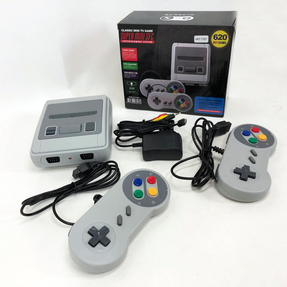 Портативна ретро консоль Game Box Dendy Super Mini, Консоль ігрова підключення AV-332 до телевізора