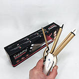 Конусна плойка для завивки та укладання, Плойка для накрутки локонів Стайлер завивки KD-64, фото 5