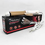 Конусна плойка для завивки та укладання, Плойка для накрутки локонів Стайлер завивки KD-64, фото 8