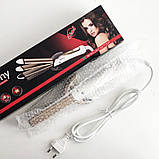 Конусна плойка для завивки та укладання, Плойка для накрутки локонів Стайлер завивки KD-64, фото 6