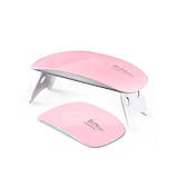 Лампа для сушіння нігтів 6W, Лампа для манікюру оригінал Світлодіодна сушарка гель лаку TE-68, фото 4