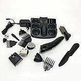 Професійна Kemei, Машинка для стрижки волосся для професіоналів Бритва тример чоловіків RJ-57, фото 10