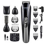 Професійна Kemei, Машинка для стрижки волосся для професіоналів Бритва тример чоловіків RJ-57, фото 6