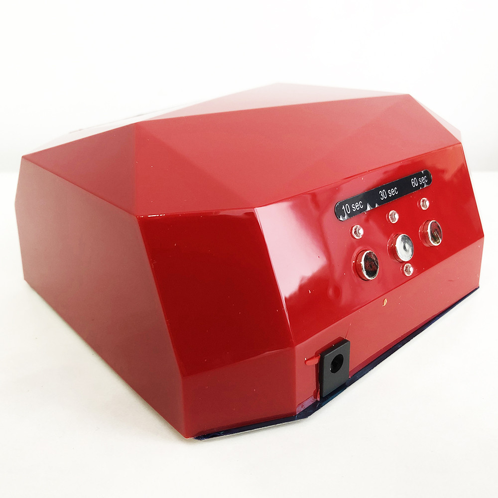 Маленька лампа для сушіння гель-лаку UV LAMP CCF+LED, Професійна лампа для нігтів NG-212 з таймером