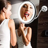 Дзеркало з підсвіткою, Зеркало для макияжа с увеличением, Светящееся зеркало для макияжа WQ-58, фото 2