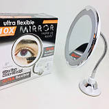 Дзеркало з підсвіткою, Зеркало для макияжа с увеличением, Светящееся зеркало для макияжа WQ-58, фото 3