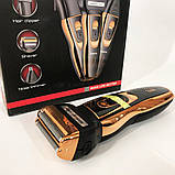 Професійна бритва GEMEI, Чоловічі електробритви для обличчя, Тример бездротовий, Електробритва YO-33, фото 7