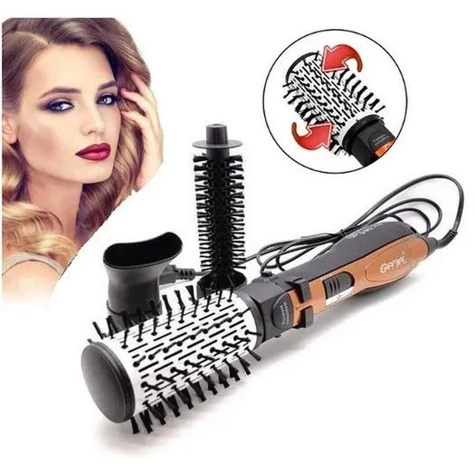 Щітка сушка для волосся Gemei Gm-4828, Електричний фен з дифузором, Розкладний фен для волосся CG-20, фото 1