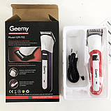 Машинка для стрижки GEMEI GM-702. Колір червоний VD-34, фото 8