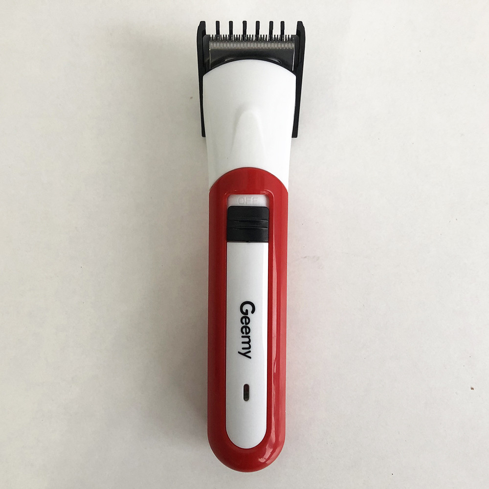 Машинка для стрижки GEMEI GM-702. Колір червоний VD-34, фото 1