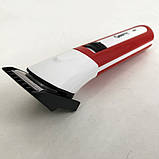 Машинка для стрижки GEMEI GM-702. Колір червоний VD-34, фото 3