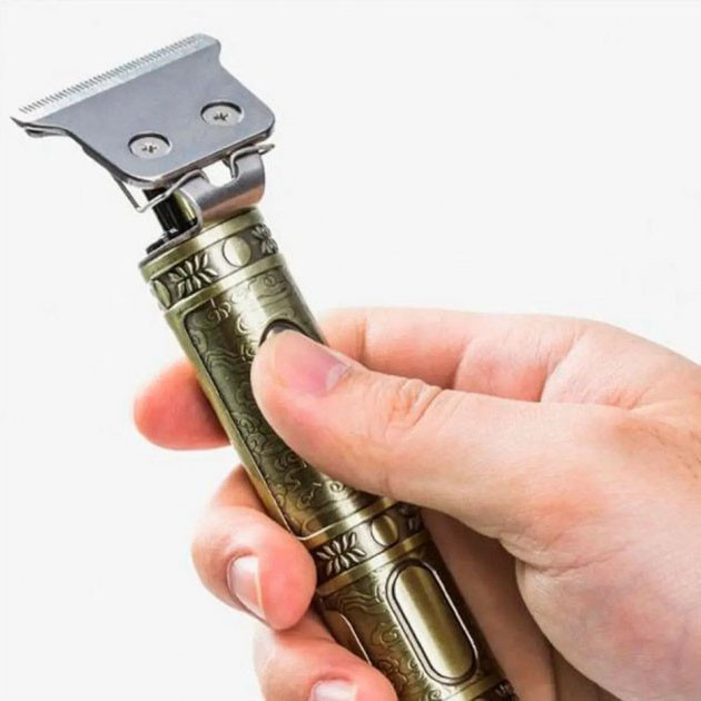 Професійна бритва-машинка для стрижки волосся Shuke, Машинка для стрижки волосся без шуму EY-49, фото 1