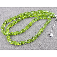 Намистини Хризоліт 5*2мм