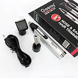 Бездротова електробритва GEMEI GM-3107 3в1, Бритви акумуляторні, Бритва для бороди електронна HF-44, фото 5