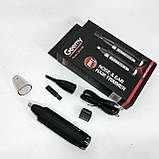 Портативна бритва GEMEI, Машинка для видалення волосся на обличчі, Професійна бритва, Тример для бороди YR-43, фото 3