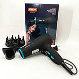 Гарний фен для будинку Magio MG-169, Зручний фен для домашнього використання потужний QR-60, фото 2