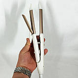 Прогресивні щипці для завивки волосся волосся GEMEI Плойка гофре для Плойка випрямлення HM-14, фото 4