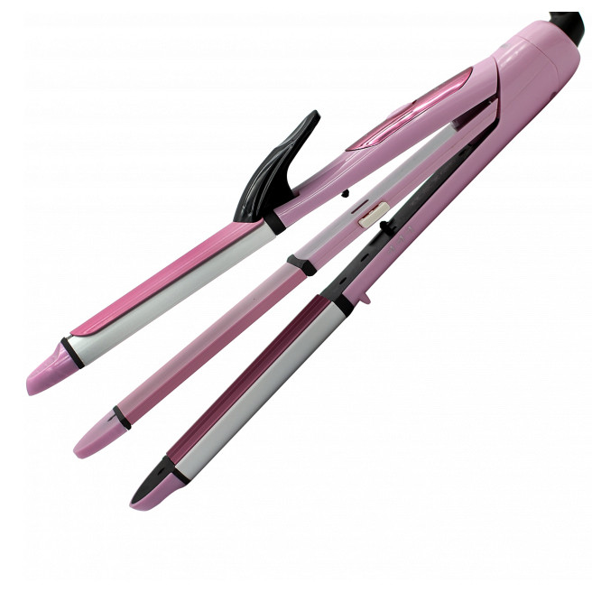 Щипці плойка кучері для волосся, Плойка для локонів з функцією укладання та завивки волосся GO-67, фото 1