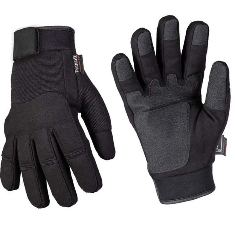 Рукавички зимові з мембраною Mil-tec 12520802 Чорні Gloves Winter Thinsulate - розмір 2XL, фото 1