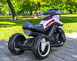 Електромотоцикл триколісний для дітей ( модель 602) на акумуляторі, Мотоцикл триколісний, фото 3