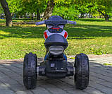 Електромотоцикл триколісний для дітей ( модель 602) на акумуляторі, Мотоцикл триколісний, фото 4