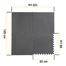 Мат-пазл (ластівчин хвіст) Cornix Mat Puzzle EVA 120 x 120 x 1 см XR-0072 Poland, фото 6