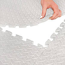Мат-пазл (ластівчин хвіст) Cornix Mat Puzzle EVA 120 x 120 x 1 см XR-0233 White Poland, фото 6