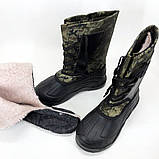 Чоловічі гумові чоботи з гуми, Зручні черевики для роботи, Чоловічі робочі черевики DE-21, фото 4