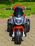 Електромотоцикл триколісний для дітей ( модель 6189) на акумуляторі, Мотоцикл триколісний, фото 2