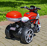 Електромотоцикл триколісний для дітей ( модель 6189) на акумуляторі, Мотоцикл триколісний, фото 4